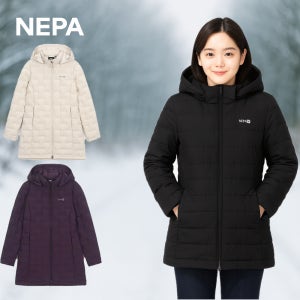 역시즌 여성 겨울 경량패딩 구스 미드 다운 자켓 7K82024