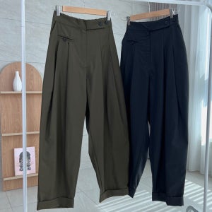 항아리 바지 하비 슬랙스 맛집 키작녀 슬랙스 비조 팬츠