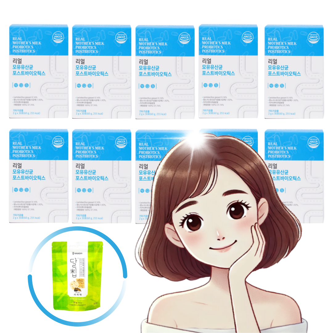 리얼 모유유산균 포스트바이오틱스 30포, 10개
