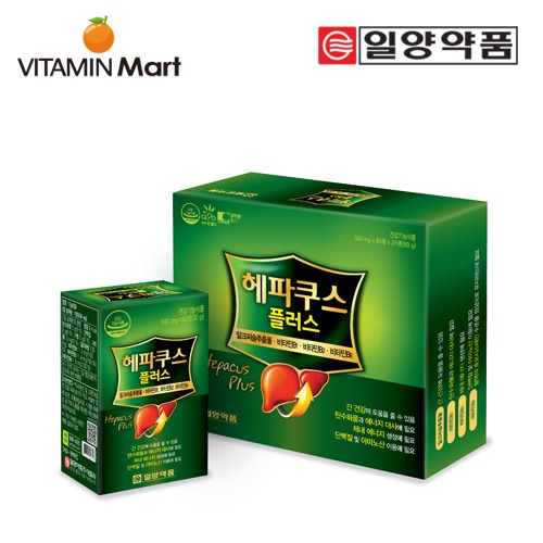 메디마마 일양약품 헤파쿠스 플러스 직장인 학생 간 영양제 밀크씨슬 추출물 60정 4개월분