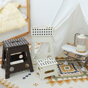 접이식의자 접이식 간이 폴딩 의자 체어 발판 접는 플라스틱 미니 논슬립 특대형