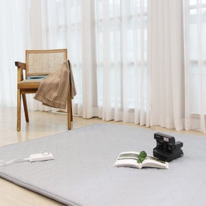 보국 싱글전기매트 미니 캠핑온열매트 차박매트 모던그레이