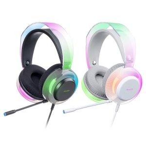 아이리버 GH6 USB 유선 게이밍 헤드셋 노트북 배그 피시방 어학용 인강용 가상 7.1