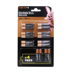 파워 듀라셀 건전지 AAA 12+4 12+LR03