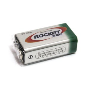 로초강력 케트 망간건전지 사각 6F22 FC-1 9V 1개입