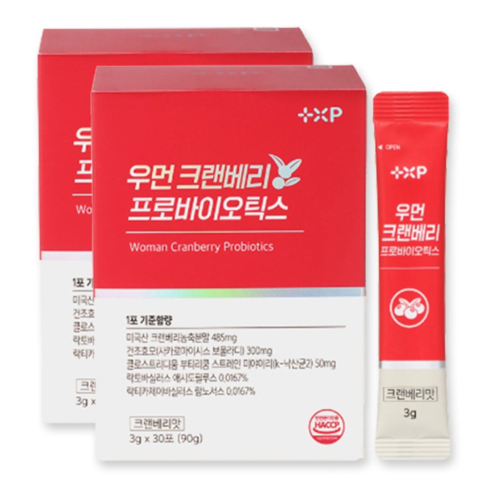 비타민하우스 <b>우먼</b> 크랜베리 <b>프로바이오틱스</b> 성인 <b>여성</b> 영양제 2개월분