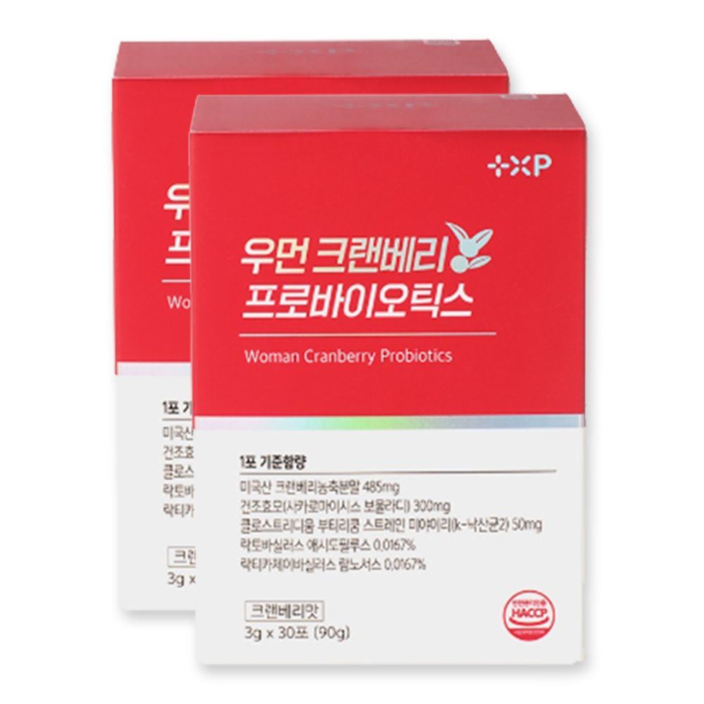 비타민하우스 <b>우먼</b> 크랜베리 <b>프로바이오틱스</b> 성인 <b>여성</b> 유산균 영양제 2개월