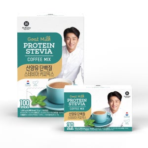 [30T무료증정] 맥널티 산양유 단백질 스테비아 당제로 커피믹스 100+30개입 (총 130개입)