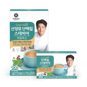 맥널티 산양유 단백질 스테비아 제로슈가 커피믹스 100+30개입 (총 130스틱)