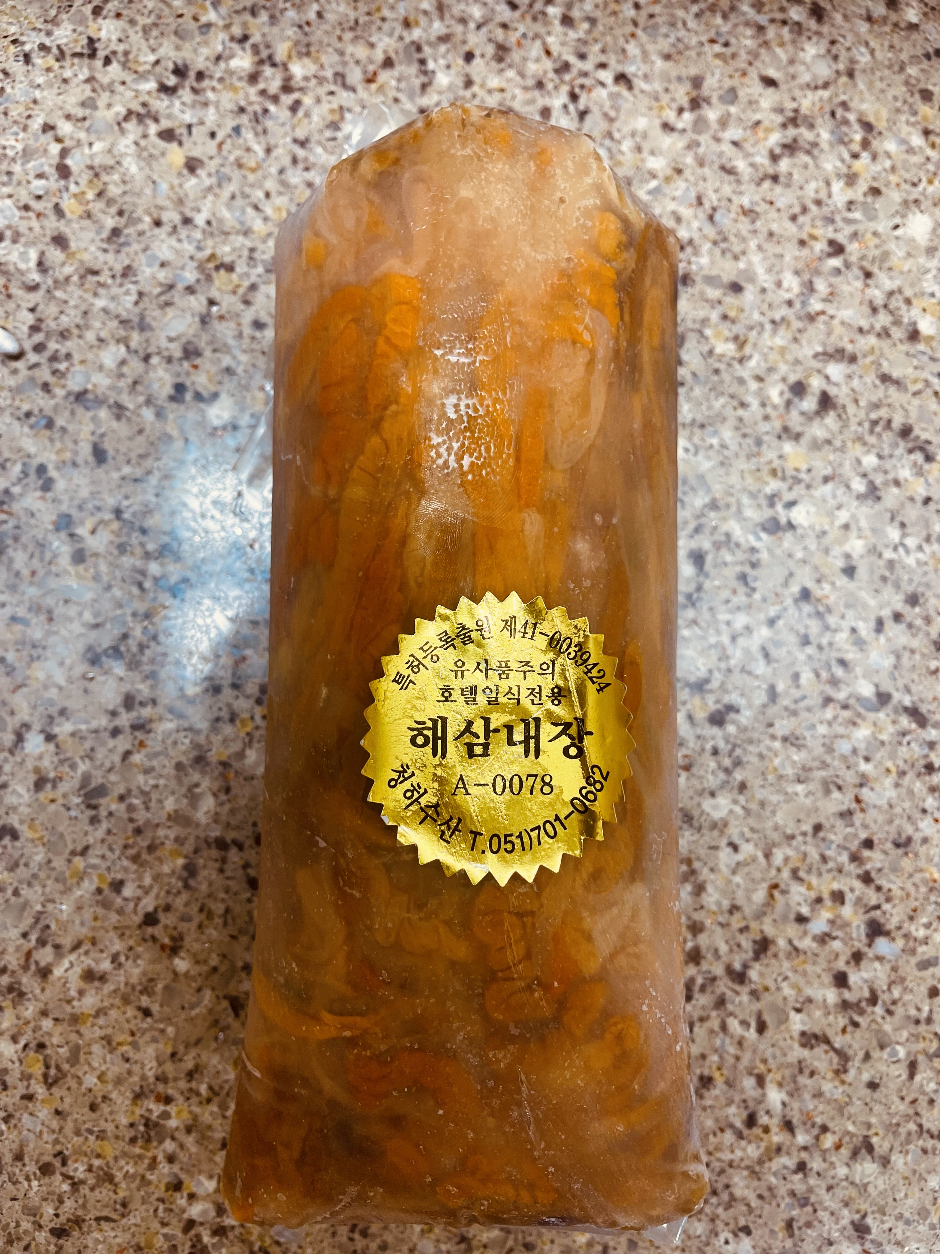 와다 자연산 고노와다 1KG 냉동 해삼내장젓갈