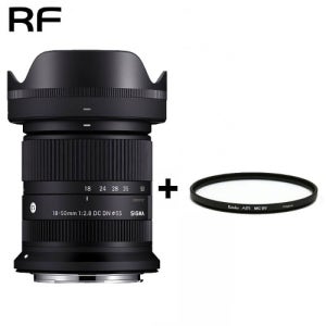 (정품등록 상품권 5만)시그마 C 18-50mm F2.8 DC DN 캐논 RF + 켄코 MC UV 증정 / 정품