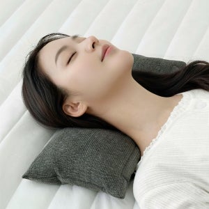 집앤콕 경추베개 메밀 목디스크 누빔 낮잠 일자목 거북목 베개