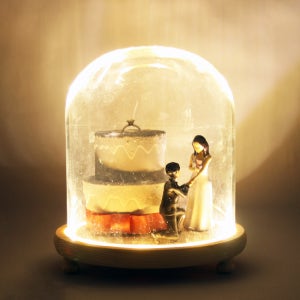 프로포즈 소품 무드등 반지 케이스 결혼 이벤트