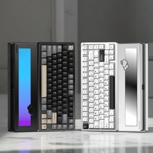 레이니75 키보드 중옵 Violet축 풀알루미늄 게이밍 핫스왑 텐키 wob rainy75