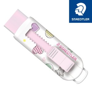 스테들러 슬라이딩 지우개 하트 핑크 525 PS1H 각인 서비스