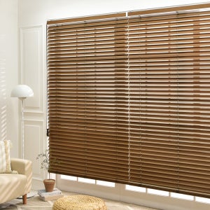 1+1 사각마감 우드블라인드 오동나무 원목 거실 베란다 창문 사무실 암막 65x120 2개