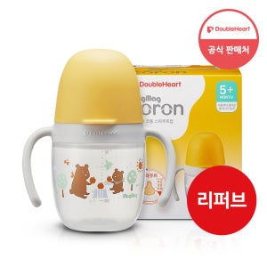 [리퍼브] 더블하트 마그마그 코롱 스파우트컵(5개월~)