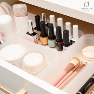 화장품정리 서랍 칸막이 정리함 약통 화장대 투명 소