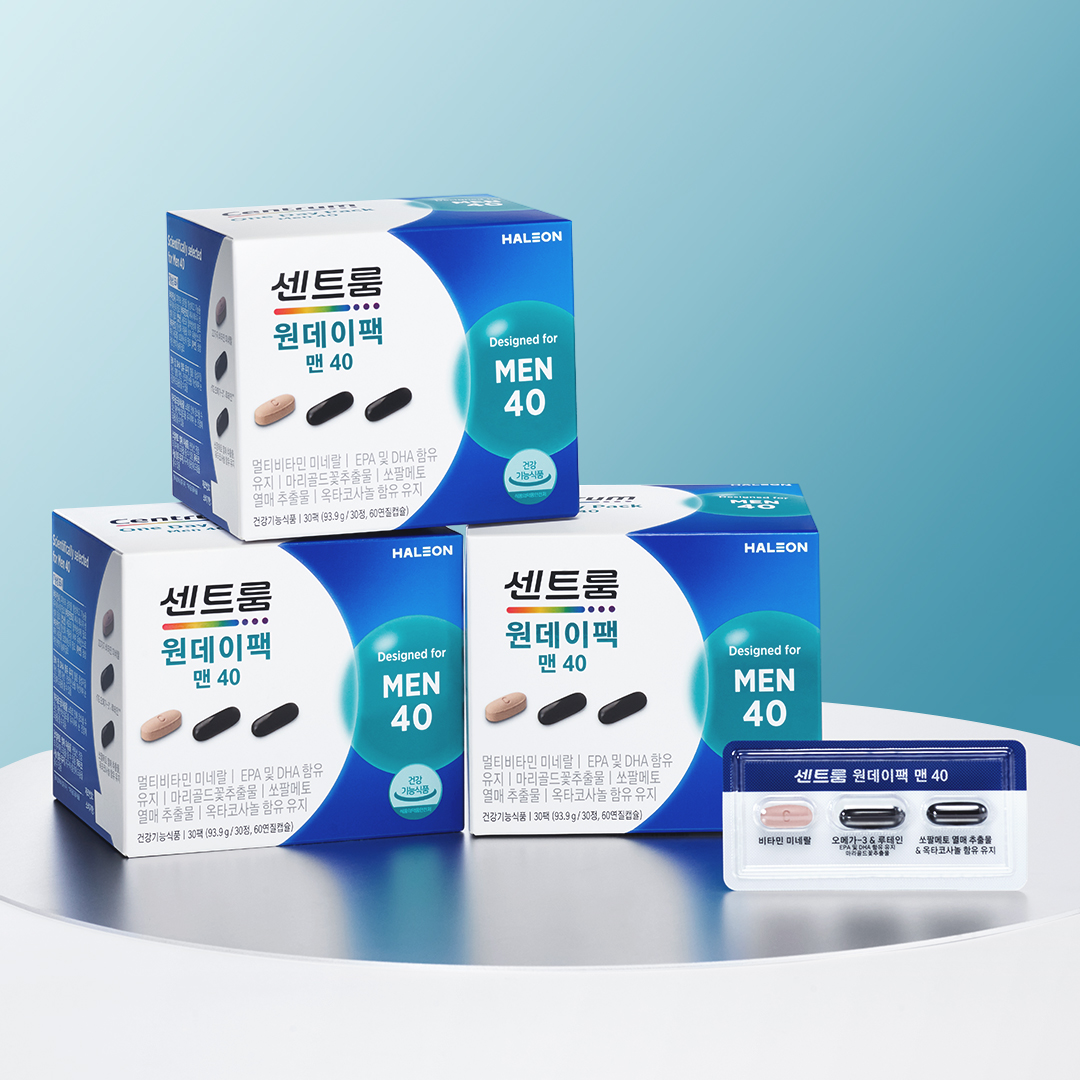 센트룸 원데이팩 맨 40 30개입, 3개