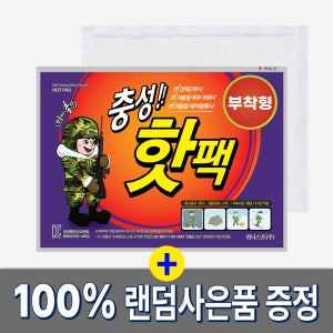 충성 붙이는 핫팩 50g 부착형 파스형 200개