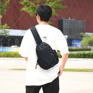 담앤드솜 남성 남자 8포켓 슬링백 크로스백 어깨 방수 여행용 해외 앞으로매는 가방 미니