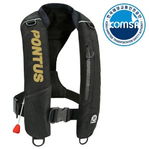 [폰터스] 해양수산부 KOMSA 형식승인 자동팽창식 구명조끼 PL-9300 (골드)