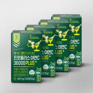 랩온랩 호주산 그린 프로폴리스 아연c 플라보노이드 36000 플러스 60정, 4개