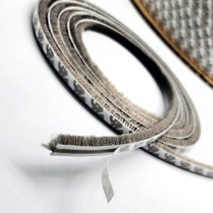 창문틀틈막이 접착식 모헤어 문풍지 1M기준 5mm 7mm 10mm 12mm