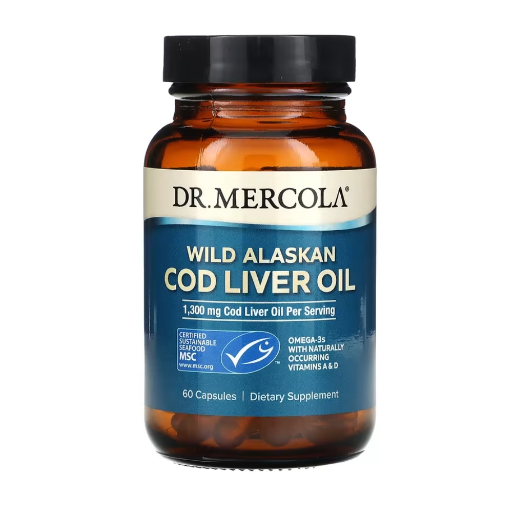 닥터 머큘라 와일드 알래스칸 <b>코드 리버 오일</b> 1300mg 60캡슐