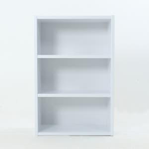 베르데퍼니처 공간깡패 3단 수납장 칼라박스 책장 공간박스 600 화이트