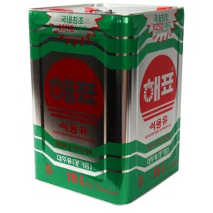 식용유말통 튀김유 업소용 식용유 말통 18L