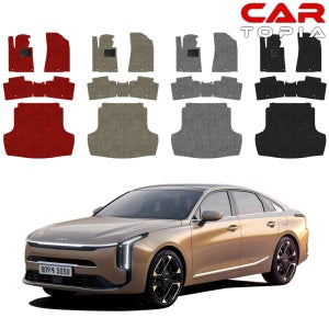 카토피아 더뉴 K8 페이스리프트 코일매트 1열+2열+트렁크 풀세트 하이브리드 카매트