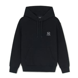 [MLB] 클래식 모노그램 톤톤 자카드 후드티 NY (Black) 3AHDM1044