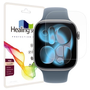 애플워치 프라임 고광택 액정보호필름 2매 애플워치11 10, 46mm