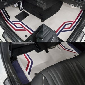 더뉴 K8 페이스리프트 뉴 코일매트 인스톨 라인 디자인 카매트 디자인1 톰B라인