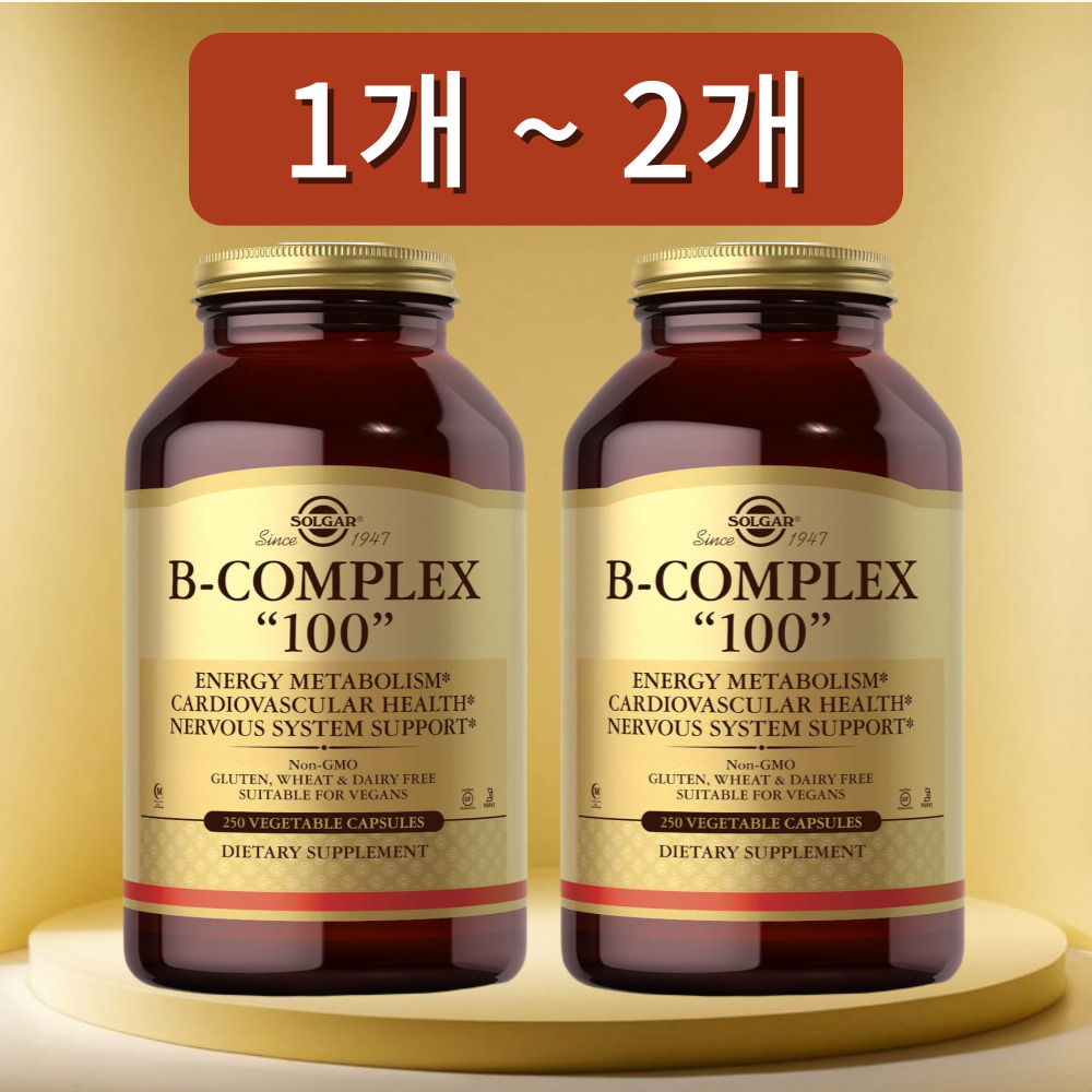 솔가 <b>B</b> 컴플렉스 100 <b>콤플렉스</b> complex 250캡슐, 2개