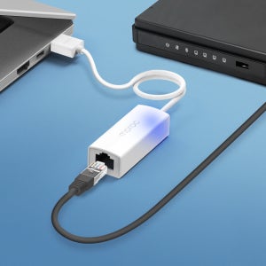 모락 프로토 USB A타입 100Mbps 이더넷 유선 랜카드 허브 MR-HUB100A