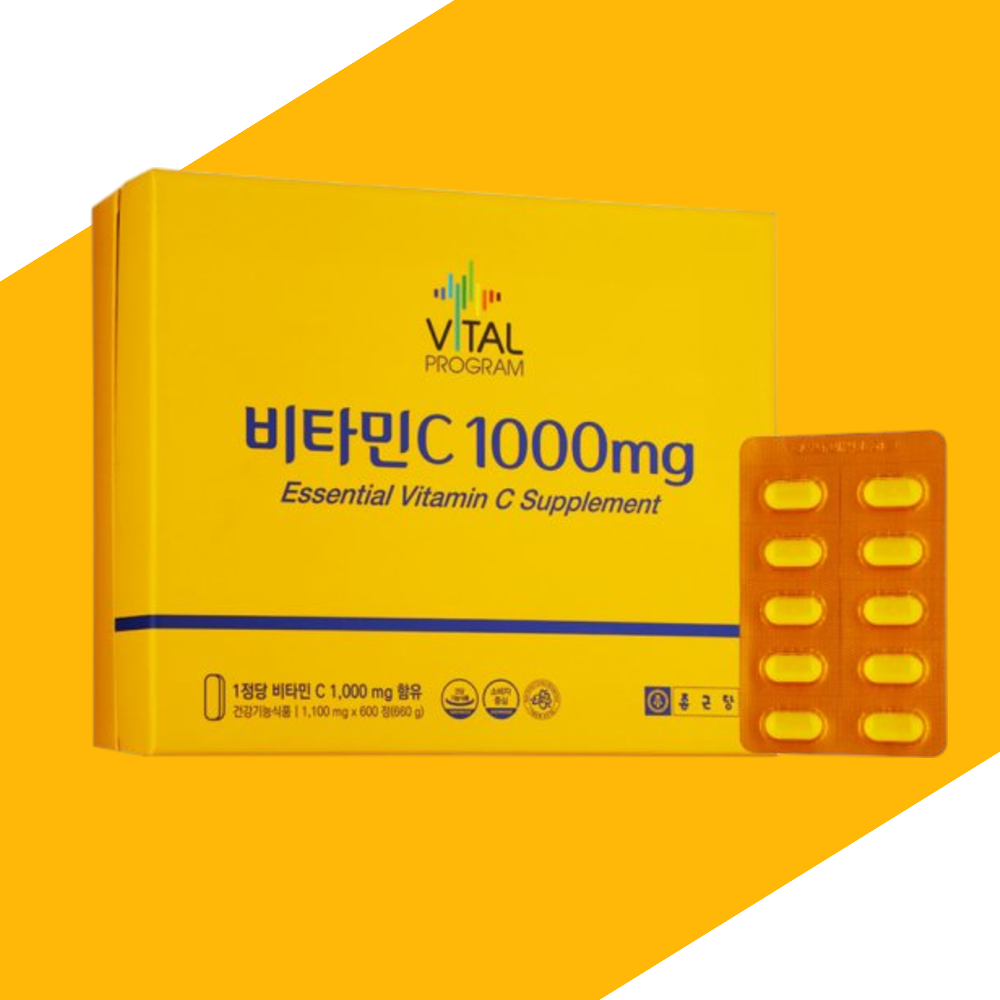 종근당 비타민C 1000mg 1100mg x 600정, 1개