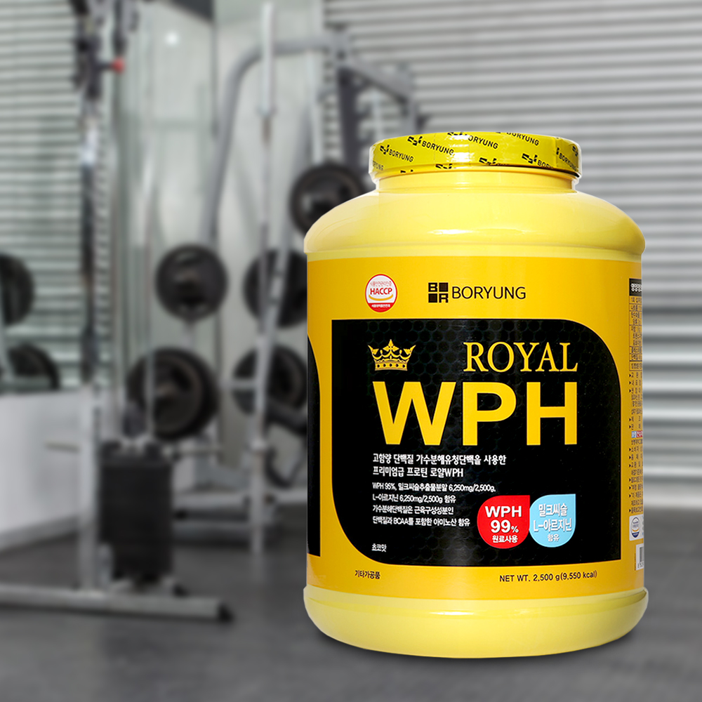 <b>보령</b>헤비매스 로얄 WPH 헬스 프로틴 단백질보충제 2.5KG