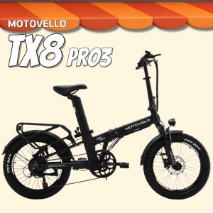 모토벨로 TX8프로3 전기자전거 접이식 PAS 자전거 500W 48V 20Ah
