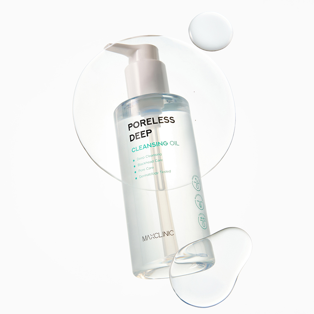 맥스클리닉 포어리스 딥 블랙헤드 모공 클렌징오일 200ml, 2개