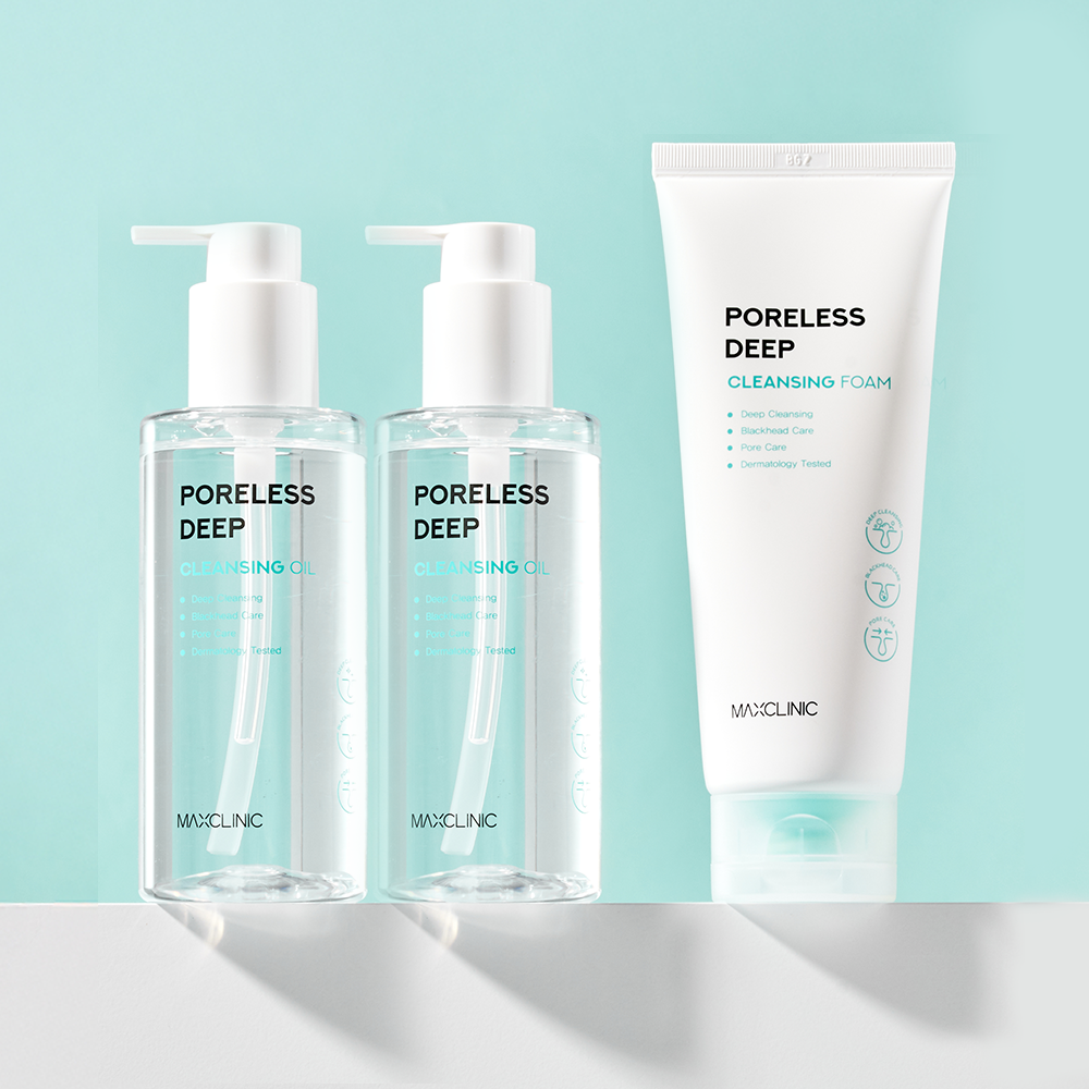 맥스클리닉 포어리스 딥 블랙헤드 모공 클렌징오일 200ml, 2개