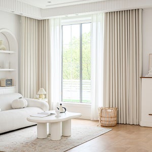 [내가그린집] 블란도 형상기억 암막커튼 거실 안방 맞춤제작