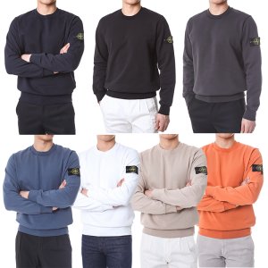 스톤아일랜드 와펜 아웃스티치 맨투맨 롱슬리브