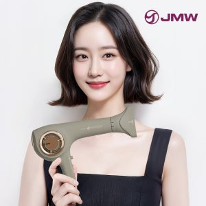 JMW 드라이기 이온케어 BLDC 전문가용 터보 항공모터 헤어 드라이어 거치대 세트