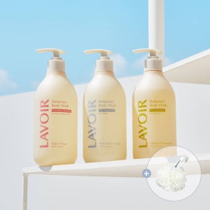 [증정/샤워볼]라브아 식물성보습 바디워시 3종