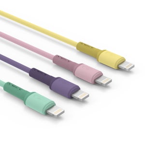 모락 캔디 젤리 USB 라이트닝 8핀 고속 충전 케이블 4개입 MR-USB-CJ8