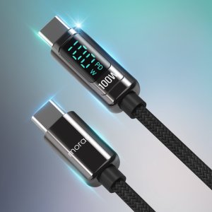 모락 디스플레이 100W USB C to C 타입 PD 초고속 충전 케이블 MR-PD-DP100