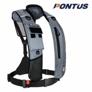 [폰터스] PL-3000 팽창식구명조끼 (블루그레이)