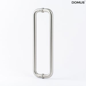 도무스 강화도어손잡이 G213 19파이 340mm 실버 유리문 목문 갈바문